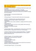 NUR 1290 COMPREHENSIVE EXAM UPDATED QUESTIONS AND ANSWERS SURE A&period;pdf