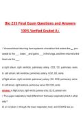 Bio 235 Final Exam &lpar;Latest 2026&sol;2027 Update&rpar; Complete Questions and Guide Answers&comma; 100&percnt; Verified Graded A&plus;