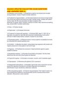 DAANCE UPDATED EVALUATION EXAM QUESTIONS AND ANSWERS SURE A&period;pdf