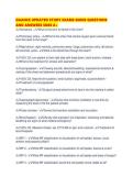DAANCE UPDATED STUDY EXAMS GUIDE QUESTIONS AND ANSWERS SURE A&period;pd