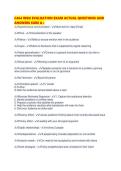 C464 WGU EVALUATION EXAM ACTUAL QUESTIONS AND ANSWERS SURE A&period;pdf