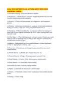 C464 WGU LATEST EXAM ACTUAL QUESTIONS AND ANSWERS SURE A&period;pdf
