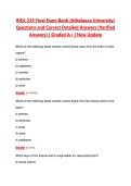 BIOL 235 Final Exam Bank &lpar;Athabasca University&rpar; 2026 &vert; Complete Questions and Guide Answers&comma; 100&percnt; Verified Graded A&plus;