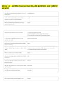 DCOM 142 - MIDTERM EXAM ACTUAL UPDATED QUESTIONS AND CORRECT &NewLine;ANSWERS 
