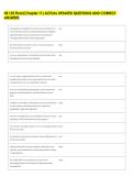 HS 155 Final &lpar;Chapter 11&rpar; ACTUAL UPDATED QUESTIONS AND CORRECT &NewLine;ANSWERS