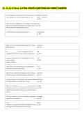 Ch&period; 11&comma;12&comma;13 Exam 4 ACTUAL UPDATED QUESTIONS AND CORRECT ANSWERS
