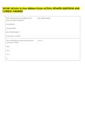 DCOM 142 Intro to Linux Midterm Exam ACTUAL UPDATED QUESTIONS AND &NewLine;CORRECT ANSWERS 