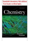 Zumdahl Chemistry 9th Edition Test Bank &lpar;Verified Q&A&rpar;&period;