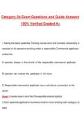 Category 3b Exam &lpar;Latest 2026&sol;2027 Update&rpar; Complete Questions and Guide Answers&comma; 100&percnt; Verified Graded A&plus;