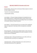 C836 WGU COMPLETE &num;1 Questions with Correct&NewLine;Answers