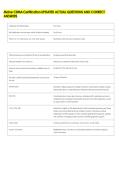 Maine CRMA Certification UPDATED ACTUAL QUESTIONS AND CORRECT &NewLine;ANSWERS 