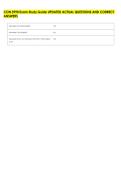 CON 3990 Exam Study Guide UPDATED ACTUAL QUESTIONS AND CORRECT &NewLine;ANSWERS 