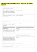 CON 3990V Study Guide UPDATED ACTUAL QUESTIONS AND CORRECT &NewLine;ANSWERS 
