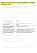 CON 3990 Contracting Certification Quiz 1 of 4 UPDATED ACTUAL QUESTIONS &NewLine;AND CORRECT ANSWERS 
