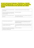 Far Part 15&comma; DAU Contract Certification &comma; CON 3990 Exam &comma; CON 3990 &NewLine;Contracting Certification Quiz 1 of 4&comma; CON 3990 Exam&comma; CON 3990 Exam &NewLine;FAR Parts&comma; CON 3900 UPDATED ACTUAL QUESTIONS AND CORRECT &NewLine;ANSWERS 