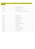 CON 3990 Exam FAR Parts UPDATED ACTUAL QUESTIONS AND CORRECT &NewLine;ANSWERS 