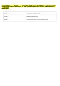 CON 3990 Exam FAR Parts UPDATED ACTUAL QUESTIONS AND CORRECT &NewLine;ANSWERS