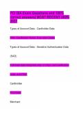 PCI ISA Exam Questions and 100&percnt; correct answers&vert; MOST RECENT 2026-2027