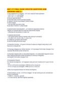 MAT 271 FINAL EXAM UPDATED QUESTIONS AND ANSWERS SURE A&period;pdf