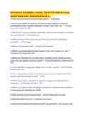 MICHIGAN BUILDERS LICENSE LATEST EXAM ACTUAL QUESTIONS AND ANSWERS SURE A&period;pdf