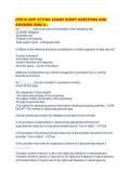 CIPP&sol;E IAPP ACTUAL EXAMS SCRIPT QUESTIONS AND&NewLine;ANSWERS SURE A&plus;
