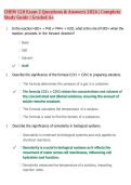 CHEM 120 Exam 2 Questions & Answers 2026 &vert; Complete &NewLine;Study Guide &vert; Graded A&plus;