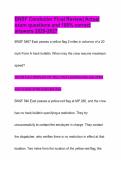 BNSF Conductor Final Review&vert; Actual exam questions and 100&percnt; correct answers 2020-2027&NewLine;
