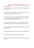 WGU D184 Standards-Based Assessment &num;1 Questions with&NewLine;Correct Answers