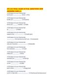 CFS 345 FINAL EXAM ACTUAL QUESTIONS AND ANSWERS SURE A&period;pdf