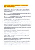 CFS 345 COMPREHENSIVE EXAM ACTAUL QUESTIONS AND ANSWERS SURE A&period;pdf