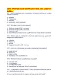 VTNE UPDATED EXAM SCRIPT QUESTIONS AND ANSWERS SURE A&period;pdf