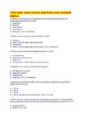 VTNE FINAL EXAM ACTUAL QUESTIONS AND ANSWERS SURE A&period;pdf