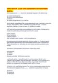 VTNE REVIEW EXAM CORE QUESTIONS AND ANSWERS SURE A&period;pdf