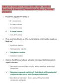 CHEM 120 Final Exam Success Guide 2026 &vert; Verified &NewLine;Questions & Answers &vert; Chamberlain College of Nursing &vert; &NewLine;Graded A&plus;