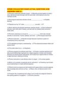 KPEERI EVALUATION EXAM ACTUAL QUESTIONS AND ANSWERS SURE A&period;pdf