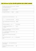CMSC 202 Exam 3 ACTUAL UPDATED QUESTIONS AND CORRECT ANSWERS