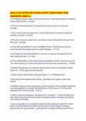 BUSI 3250 UPDATED EXAM SCRIPT QUESTIONS AND ANSWERS SURE A&period;pdf