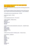 CPLS COURSE EVALUATION TEST EXAM QUESTIONS AND ANSWERS SURE A&period;pdf