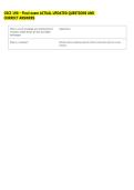 CSCI 190 - Final exam ACTUAL UPDATED QUESTIONS AND &NewLine;CORRECT ANSWERS 