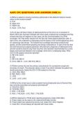 AAPC CPC QUESTIONS AND ANSWERS SURE A&period;pdf