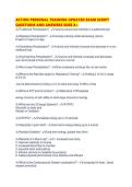 ACTION PERSONAL TRAINING UPDATED EXAM SCRIPT QUESTIONS AND ANSWERS SURE A&period;pdf