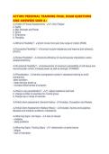 ACTION PERSONAL TRAINING FINAL EXAM QUESTIONS AND ANSWERS SURE A&period;pdf