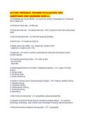 ACTION PERSONAL TRAINER EVALUATION TEST QUESTIONS AND ANSWERS SURE A&period;pdf