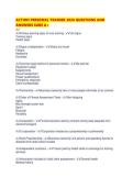 ACTION PERSONAL TRAINER 2026 QUESTIONS AND ANSWERS SURE A&period;pdf