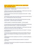 FOOD HANDLERS FINAL EXAM ACTUAL QUESTIONS AND ANSWERS SURE A&period;pdf