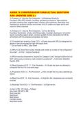 AMMO 18 COMPREHENSIVE EXAM ACTUAL QUESTIONS AND ANSWERS SURE A&period;pdf