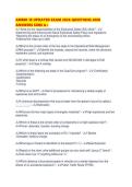 AMMO 18 UPDATED EXAM 2026 QUESTIONS AND ANSWERS SURE A&period;pdf