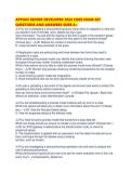 APPIAN SENIOR DEVELOPER 2026 CORE EXAM SET QUESTIONS AND ANSWERS SURE A&period;pdf