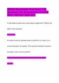 NBREA Real Estate Final Exam &lpar;150 Questions &rpar; &num;1 all answered correctly&vert; MOST RECENT 2026-2027