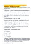 GCSE COMPUTER SCIENCE OCR STUDY GUIDE EXAM QUESTIONS AND ANSWERS SURE A&period;pdf